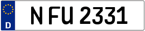 Truck License Plate